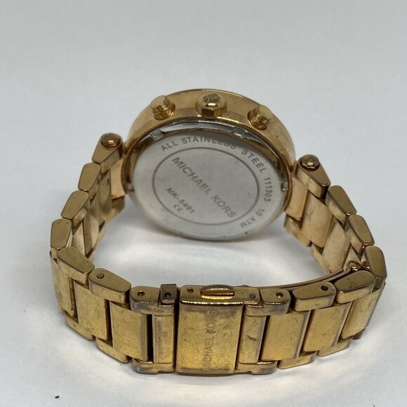 Michael Kors Parker MK5491 Women Stainless Steel Analog Dial Quartz Watch JK299 - Picture 10 of 12